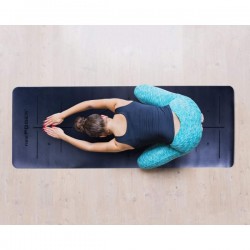 NEWPOWER-Esterilla Yoga Antideslizante Ecológica, Fabricada en PU con TPE,  Larga(183cm), Ancha(61cm) y Gruesa(6mm)