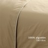 Don Descanso - Funda de Edredón Algodón Beige 180 Hilos. Apta para Lavar a 30ºC. Fácil de Almacenar (Disponible Varios Tamaños)