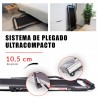 NEWPOWER-Cinta de Andar Eléctrica Plegable Slim(1100W) Ultrafina, Hasta 8km/h y Estructura Aluminio. Sin Montaje. Incluye Mando