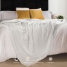 Don Descanso-Manta para Sofá Grande (200x220cm) Suave, Cálida, Lavable 30º, Resistente a Arrugas. Ideal para Cama 135/150 o Sofá