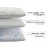 DON DESCANSO Pack 2 Almohadas de Gel con Copos Viscoelástica, 70cm, Firmeza Media, Ergonómicas, Transpirables.