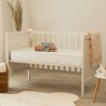 Nalui - Colchón Cuna Baby One Blanco | Certificado Oeko-Tex® | Altura ± 12cm | Hecho en España