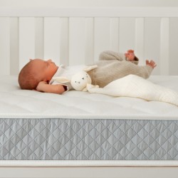 Nalui - Colchón Cuna Baby One Azul | Certificado Oeko-Tex® | Altura ± 12cm | Hecho en España