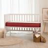 Nalui - Colchón Cuna Baby Dreams Granate | Certificado Oeko-Tex® | Altura ± 11cm | Hecho en España