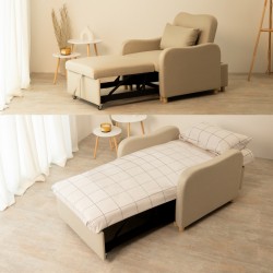 Nalui-Sillón Cama Plaza 3 en 1 Buddy (92x97x90cm)